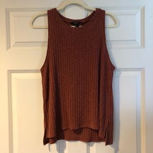 Forever 21 Knit Tank Size M - Color Sienna Orange/Rust